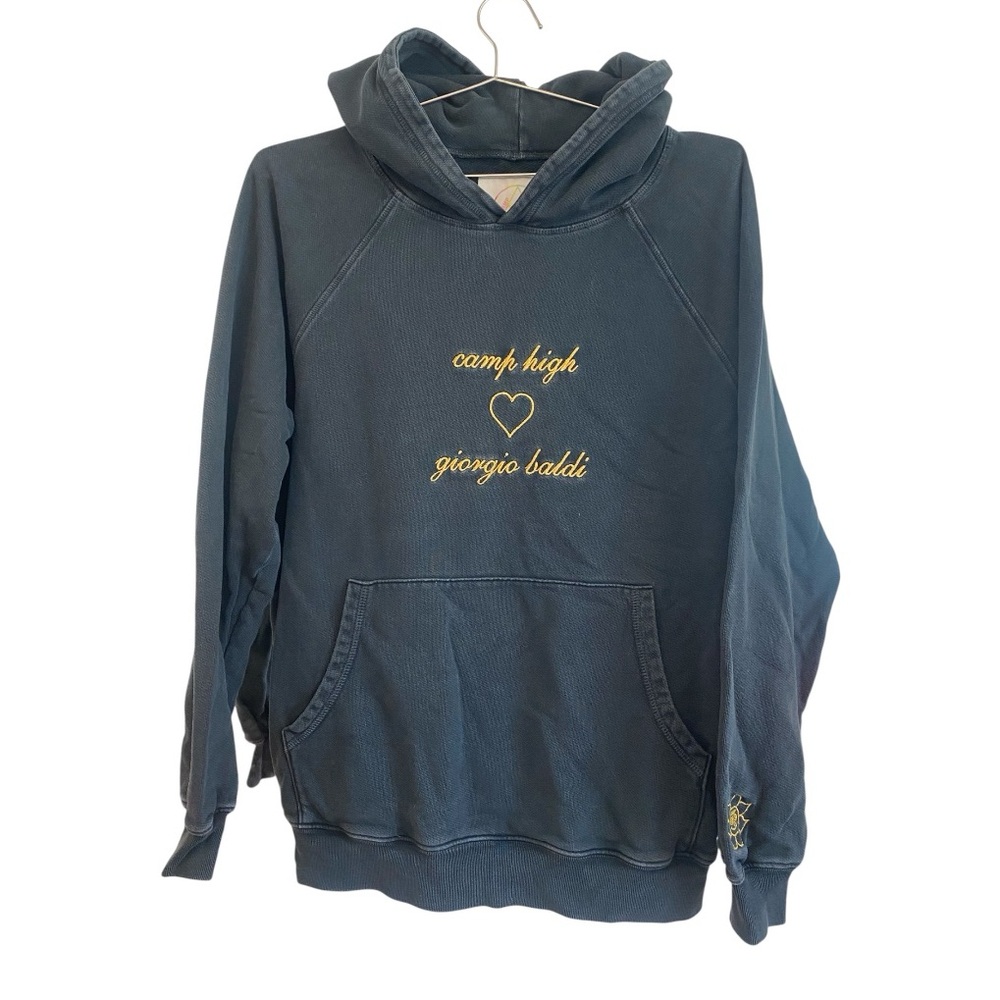 Camp High collective Giorgio Baldi Hoodie sweatshirt Medium Unisex Black rare